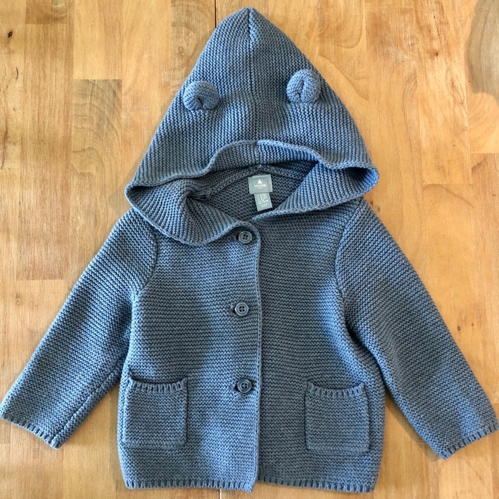 Baby Gap hooded button sweater